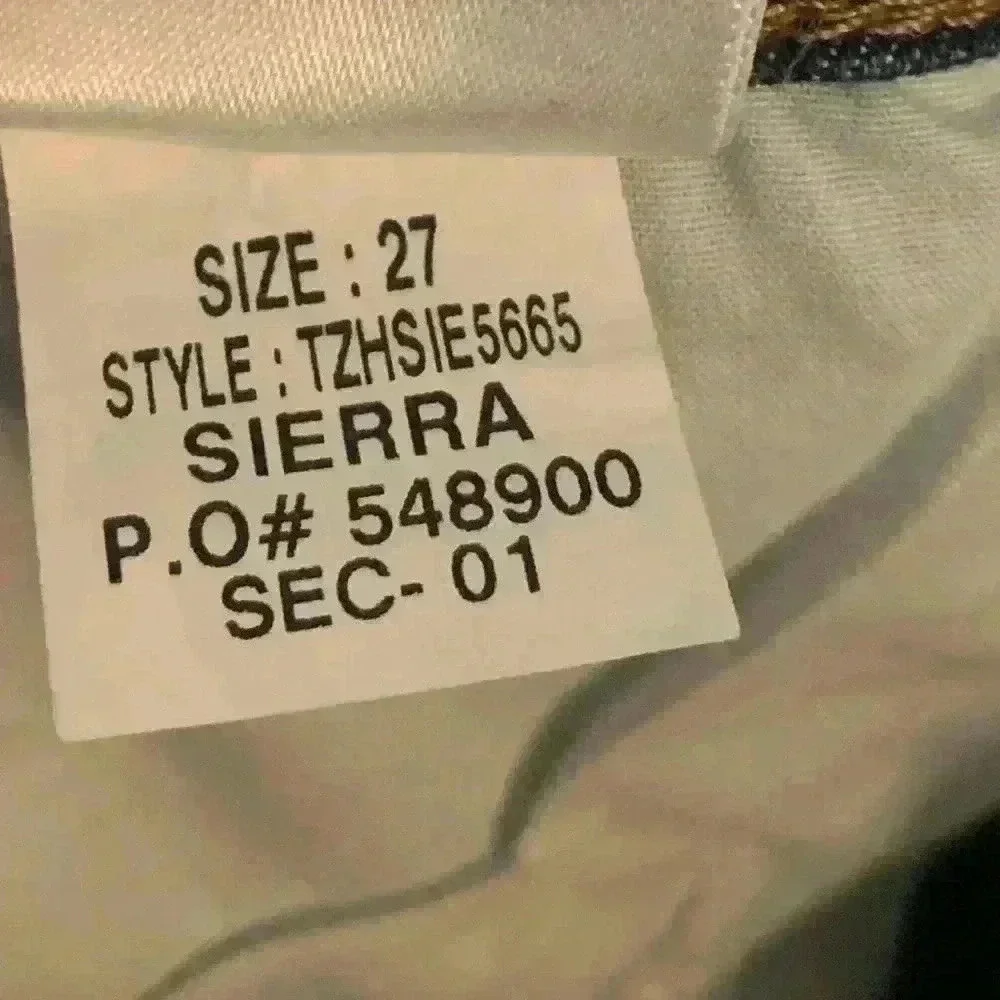 Joe’s Jeans, Straight Leg Denim Jeans, Sierra TZHSIE5665 Womens Size 27